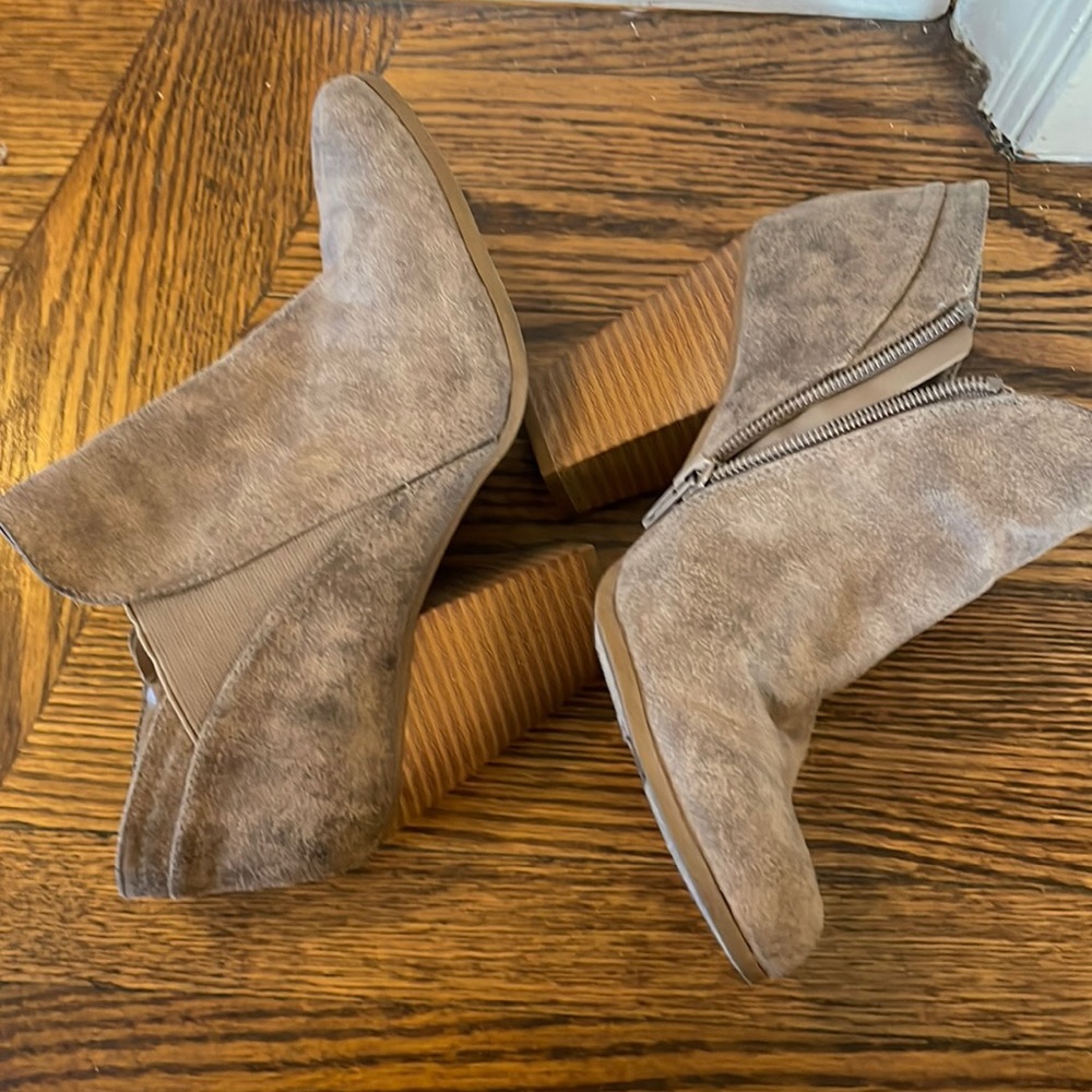 12. Brown Heeled Booties